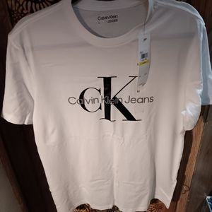 Calvin Klein White T Shirt Size M